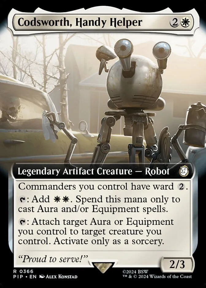 2024 Fallout Codsworth, Handy Helper rare #366 rare card image