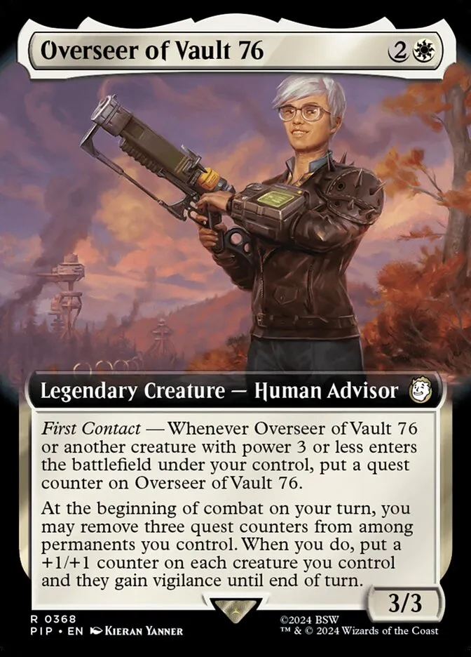 2024 Fallout Overseer of Vault 76 #368 rare card image