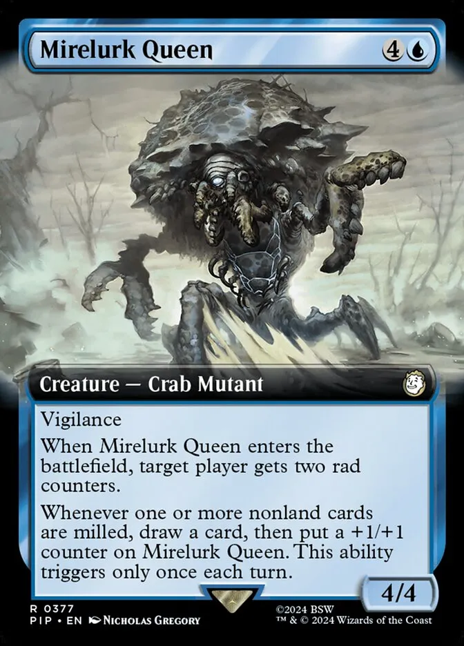 2024 Fallout Mirelurk Queen #377 rare card image