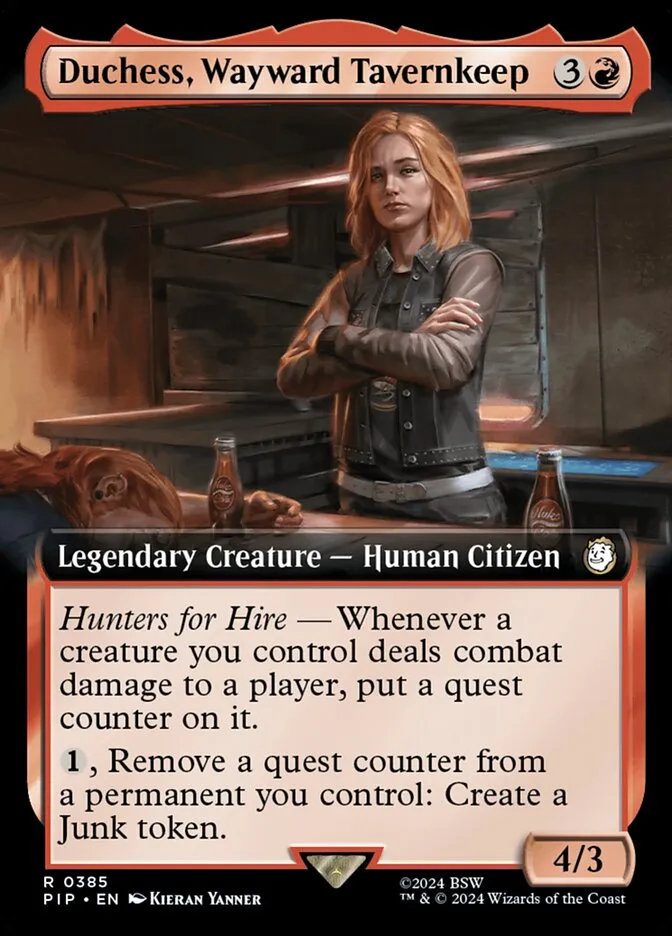 2024 Fallout Duchess, Wayward Tavernkeep #385 rare card image