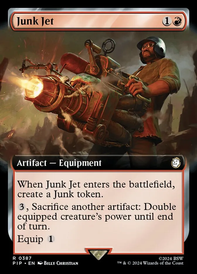 2024 Fallout Junk Jet #387 rare card image