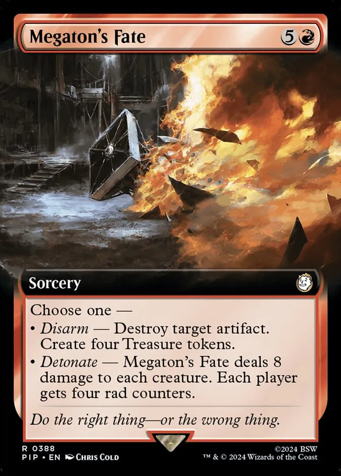 2024 Fallout Megaton's Fate #388 rare card image