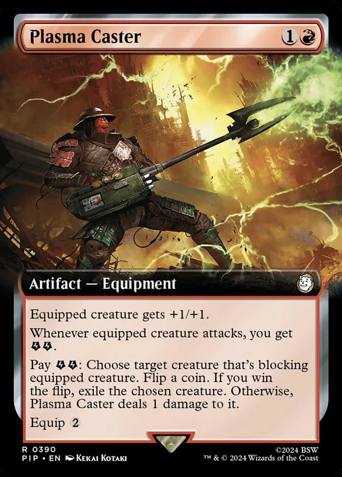 2024 Fallout Plasma Caster #390 rare card image