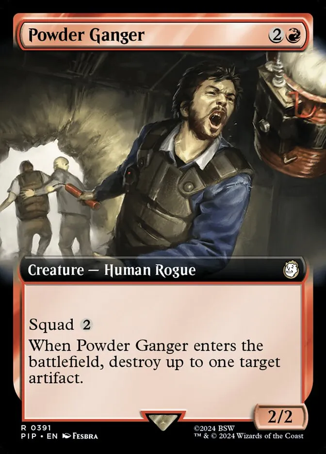 2024 Fallout Powder Ganger #391 rare card image