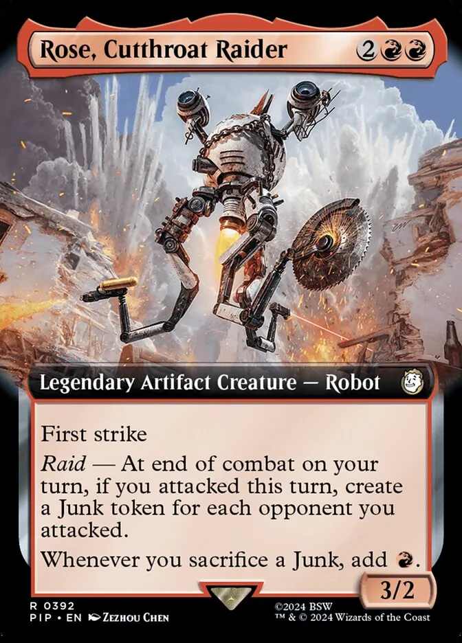 2024 Fallout Rose, Cutthroat Raider #392 rare card image