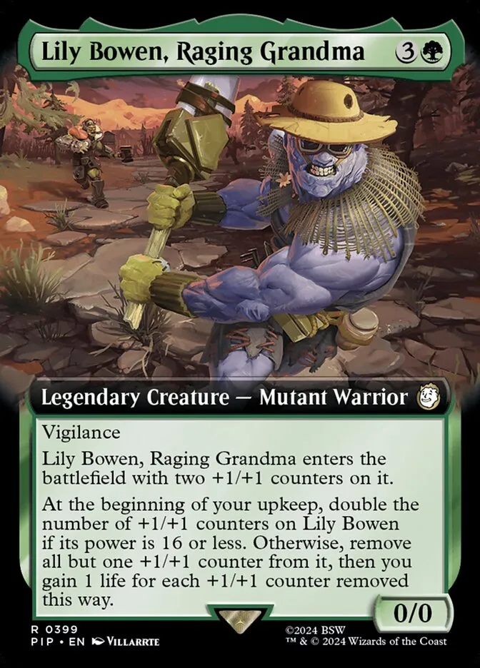 2024 Fallout Lily Bowen, Raging Grandma #399 rare card image