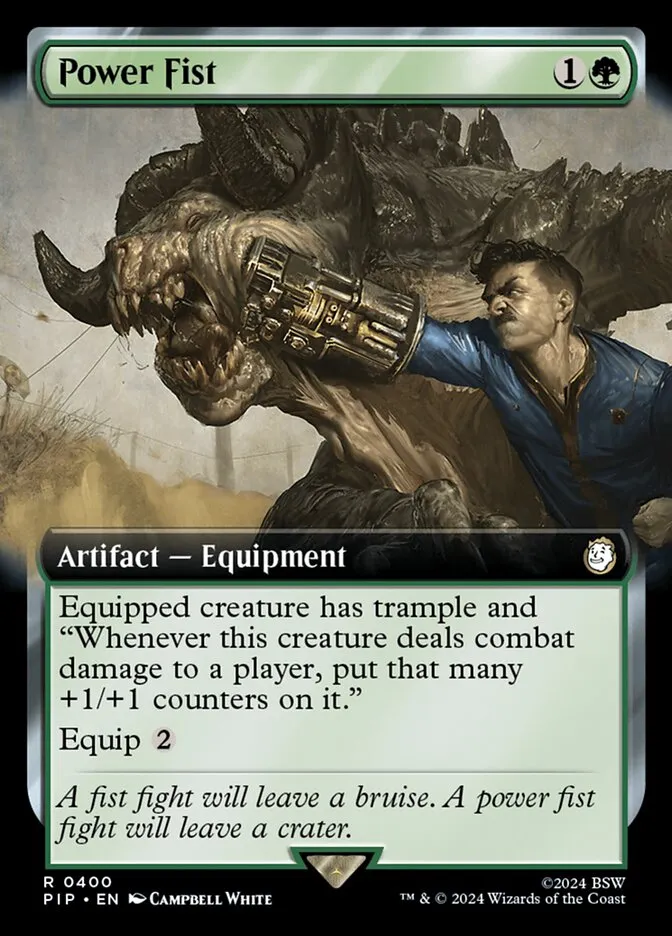2024 Fallout Power Fist #400 rare card image