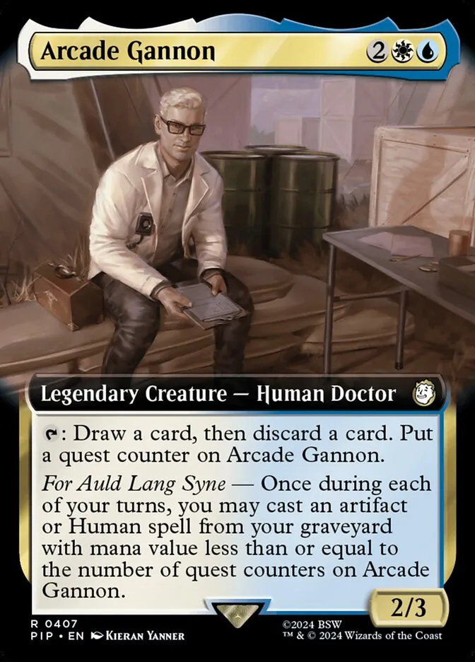 2024 Fallout Arcade Gannon #407 rare card image