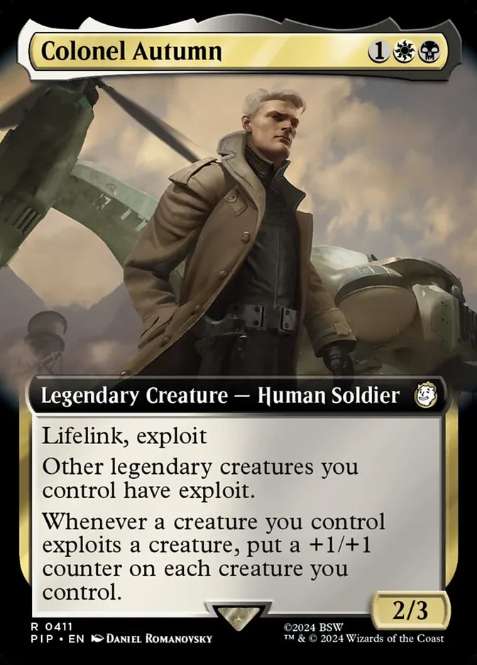 2024 Fallout Colonel Autumn #411 rare card image