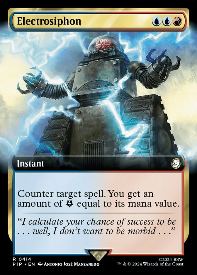 2024 Fallout Electrosiphon rare #414 rare card image
