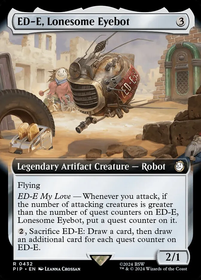 2024 Fallout ED-E, Lonesome Eyebot #432 rare card image