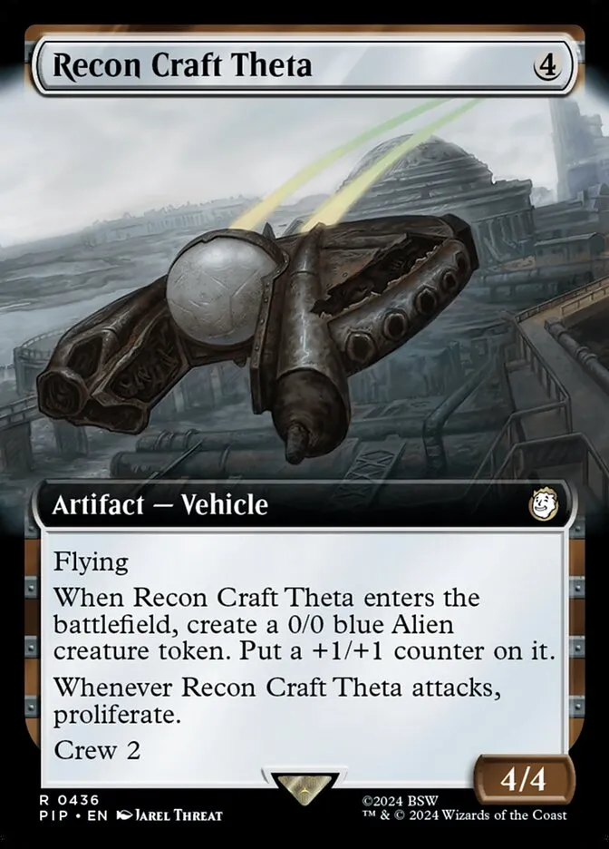 2024 Fallout Recon Craft Theta #436 rare card image