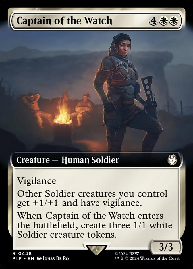 2024 Fallout Captain of the Watch #448 rare card image