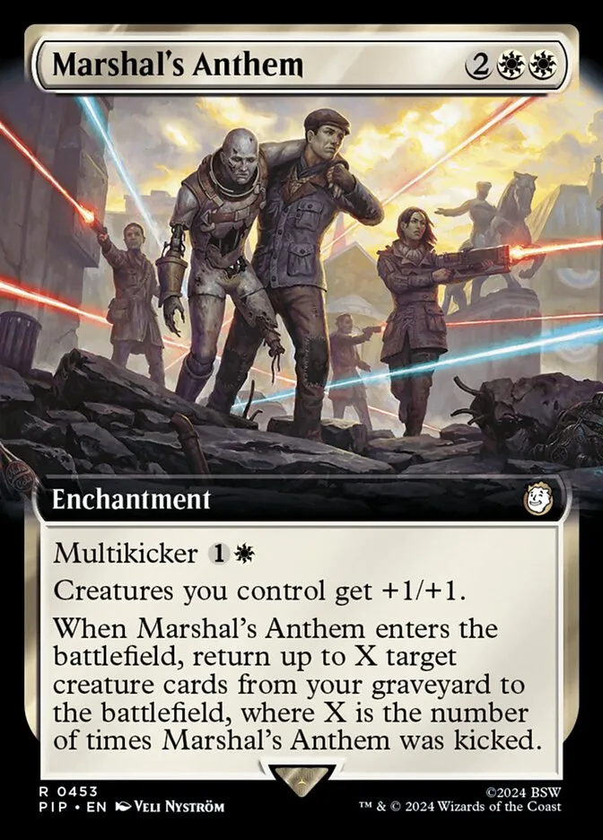 2024 Fallout Marshal's Anthem rare #453 rare card image