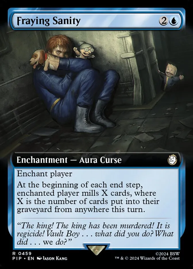 2024 Fallout Fraying Sanity rare #459 rare card image