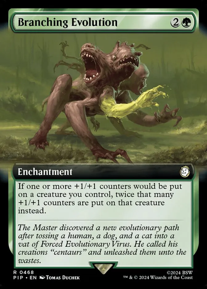 2024 Fallout Branching Evolution rare #468 rare card image
