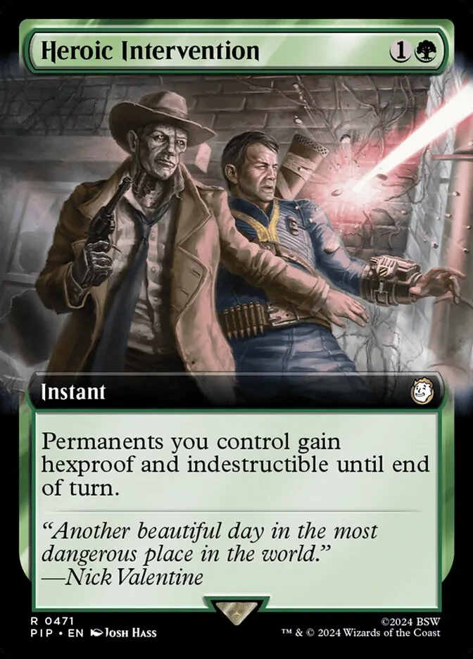 2024 Fallout Heroic Intervention rare #471 rare card image