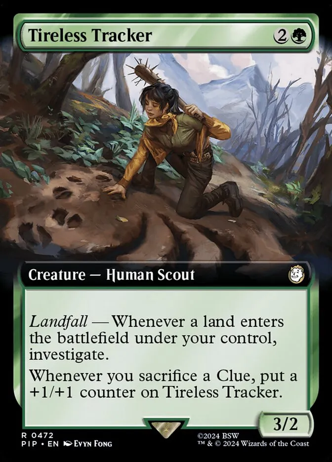 2024 Fallout Tireless Tracker rare #472 rare card image