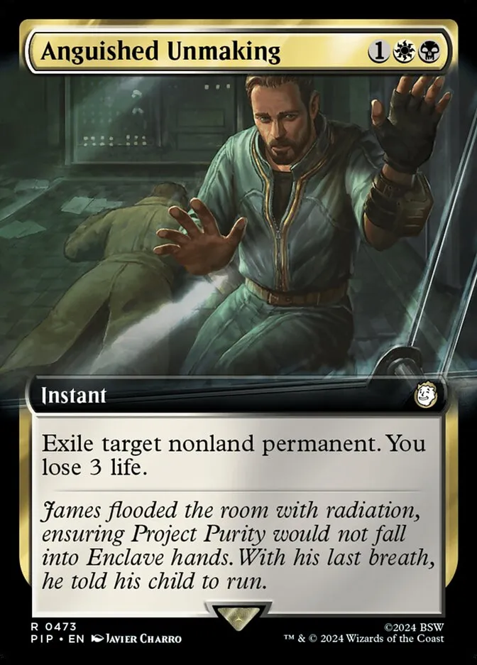 2024 Fallout Anguished Unmaking rare #473 rare card image