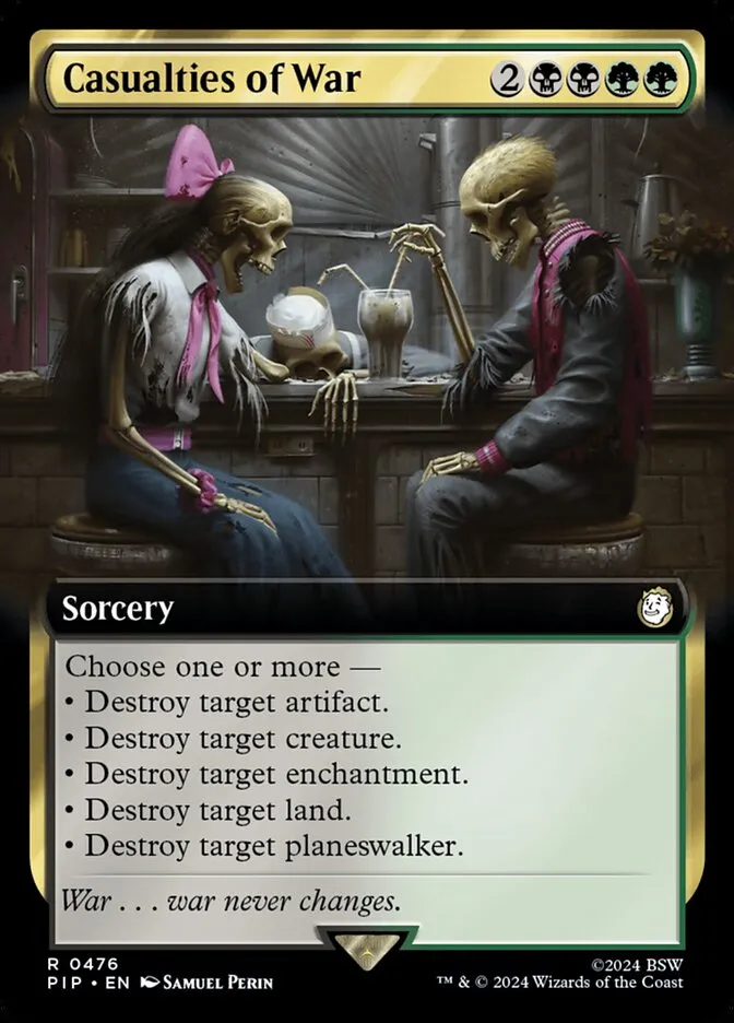 2024 Fallout Casualties of War #476 rare card image