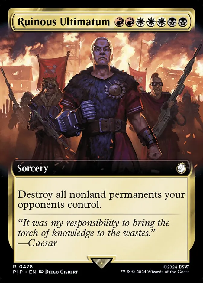 2024 Fallout Ruinous Ultimatum #478 rare card image
