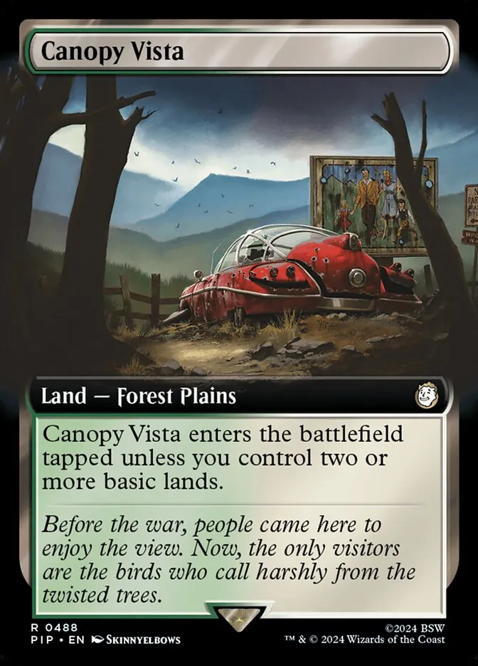 2024 Fallout Canopy Vista #488 rare card image