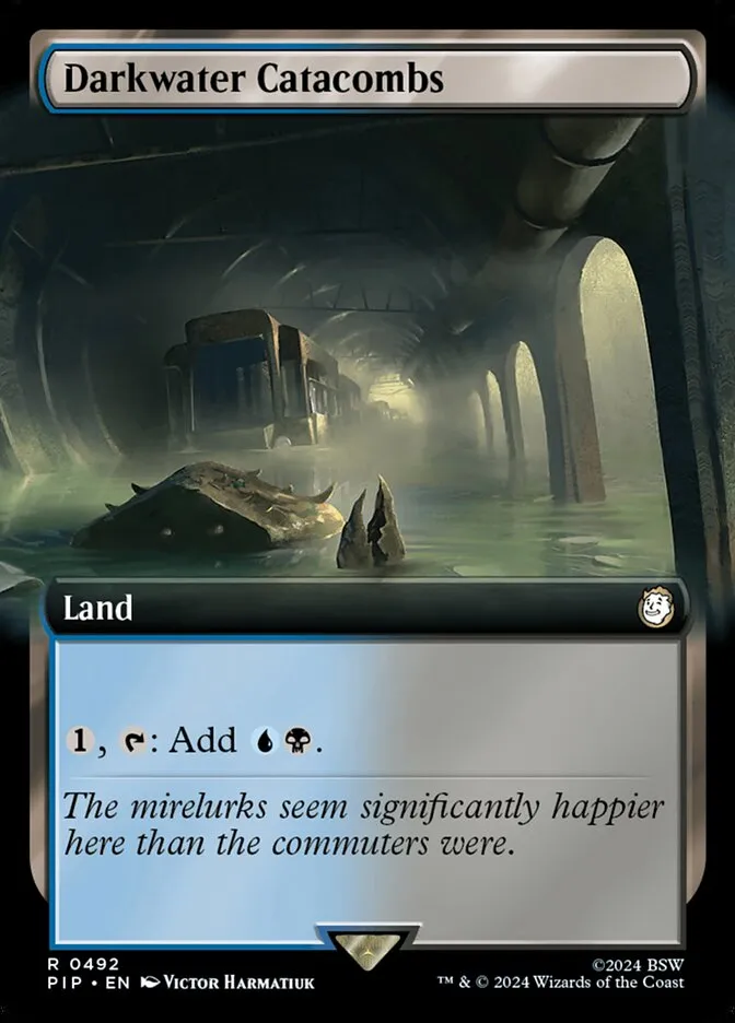 2024 Fallout Darkwater Catacombs #492 rare card image