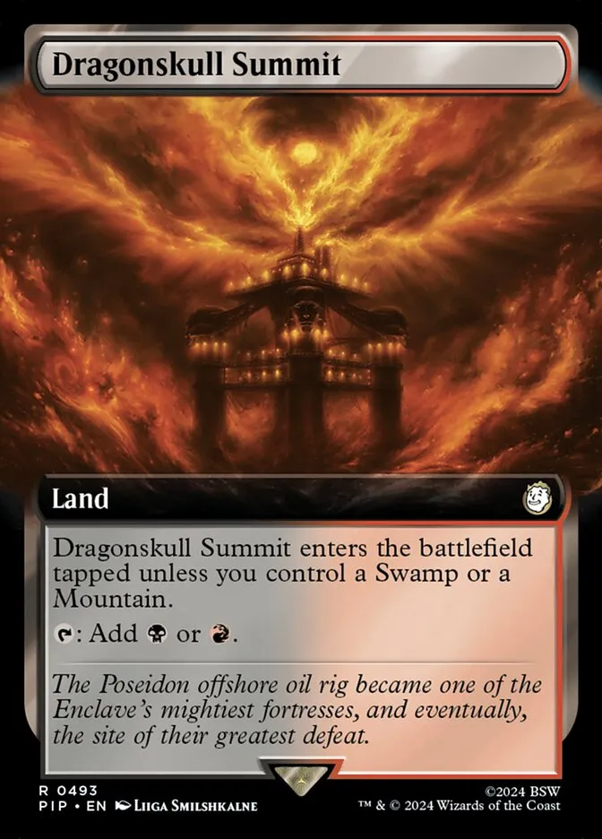 2024 Fallout Dragonskull Summit rare #493 rare card image