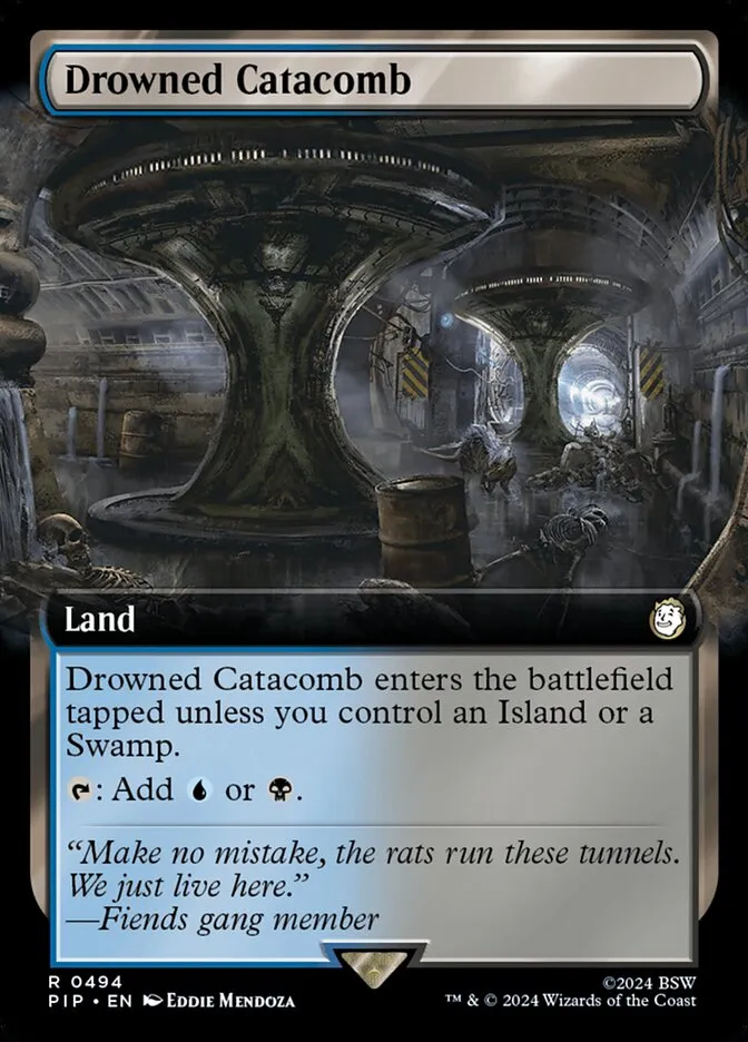 2024 Fallout Drowned Catacomb #494 rare card image