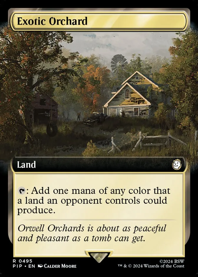 2024 Fallout Exotic Orchard rare #495 rare card image