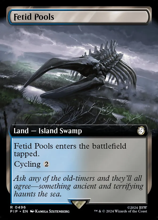 2024 Fallout Fetid Pools rare #496 rare card image