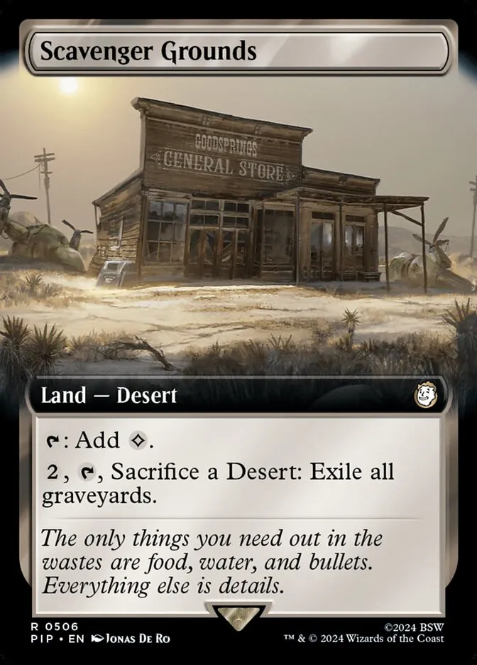 2024 Fallout Scavenger Grounds rare #506 rare card image