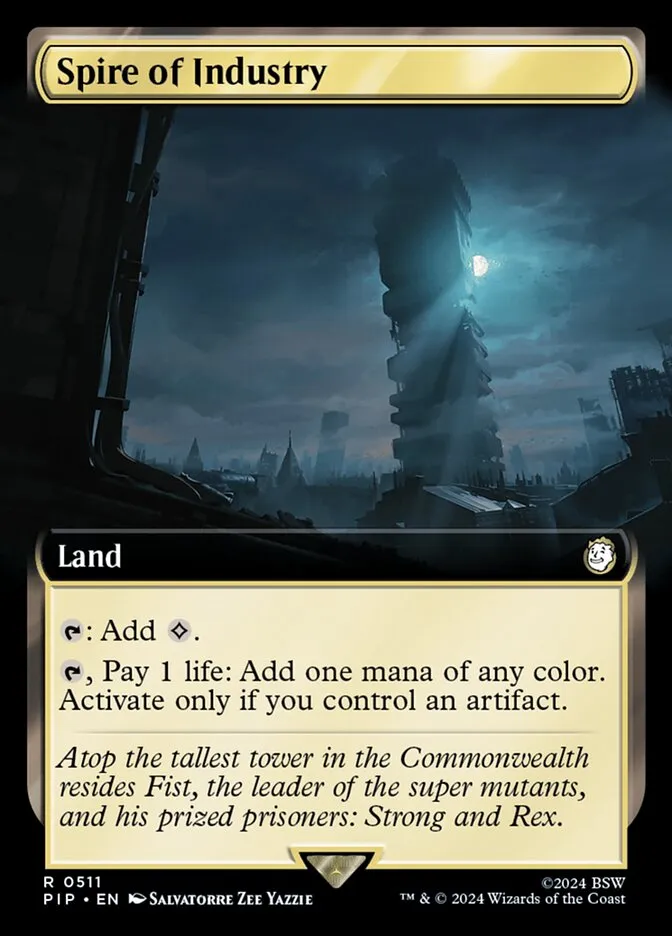 2024 Fallout Spire of Industry rare #511 rare card image
