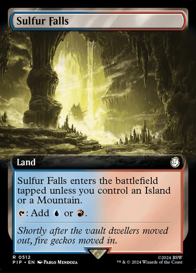 2024 Fallout Sulfur Falls rare #512 rare card image