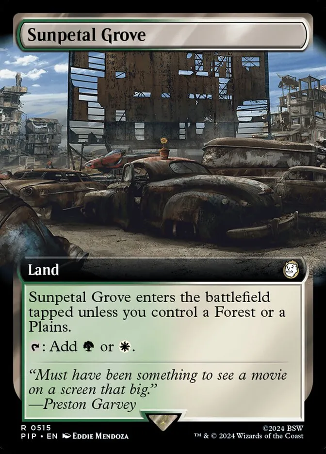 2024 Fallout Sunpetal Grove rare #515 rare card image