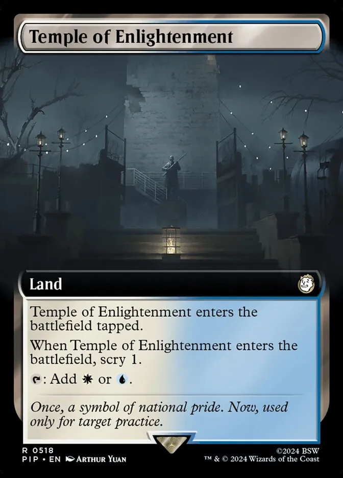 2024 Fallout Temple of Enlightenment rare #518 rare card image