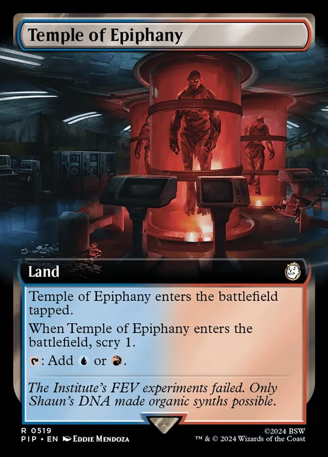 2024 Fallout Temple of Epiphany rare #519 rare card image