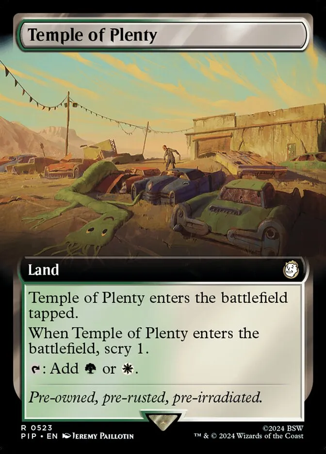 2024 Fallout Temple of Plenty rare #523 rare card image