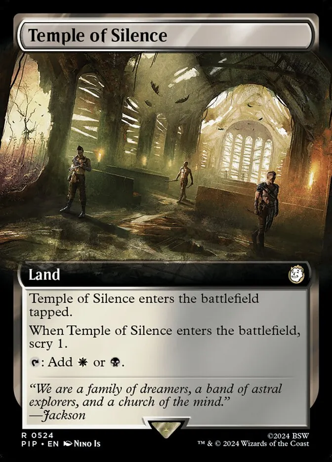 2024 Fallout Temple of Silence rare #524 rare card image