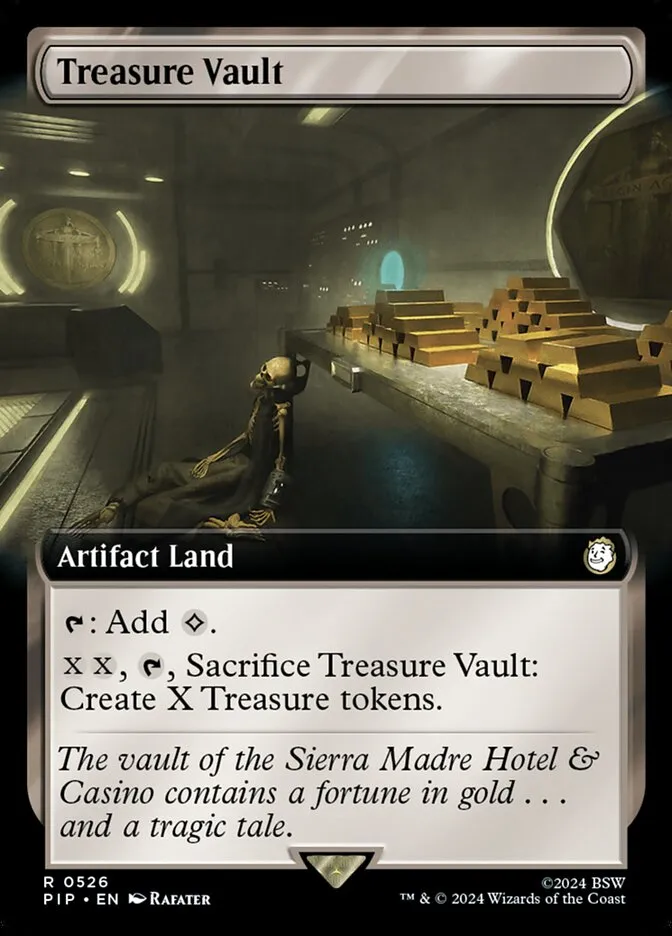 2024 Fallout Treasure Vault rare #526 rare card image