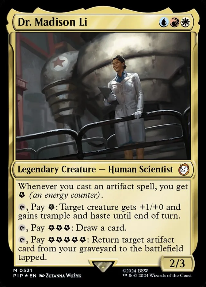 2024 Fallout Dr. Madison Li mythic #531 mythic card image