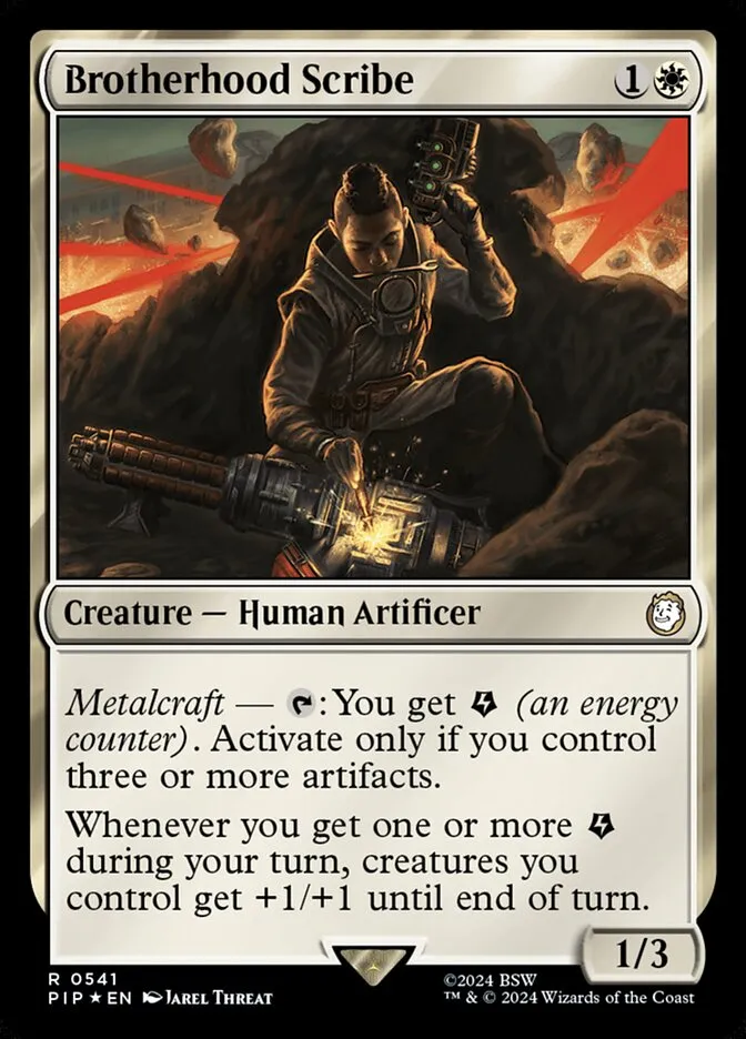 2024 Fallout Brotherhood Scribe #541 rare card image