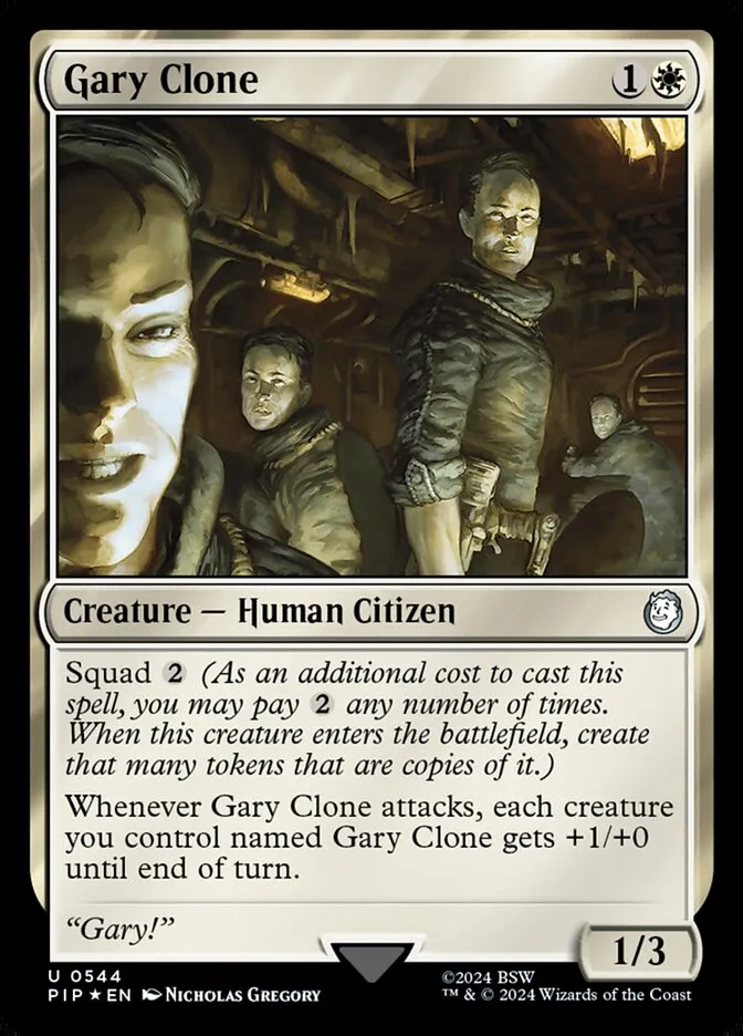 2024 Fallout Gary Clone uncommon #544 uncommon card image