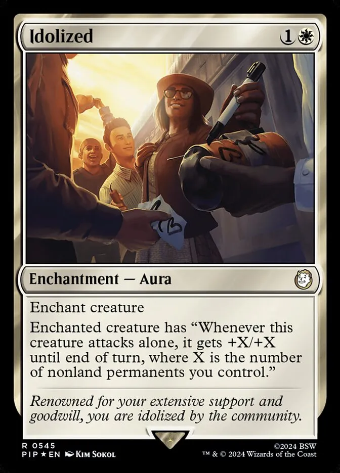 2024 Fallout Idolized #545 rare card image