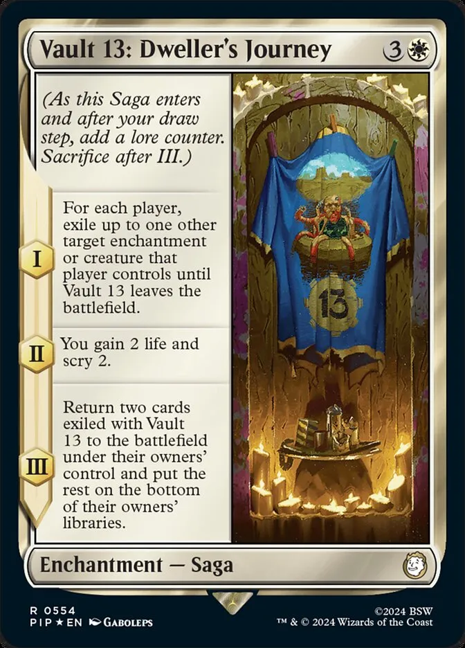 2024 Fallout Vault 13: Dweller's Journey #554 rare card image