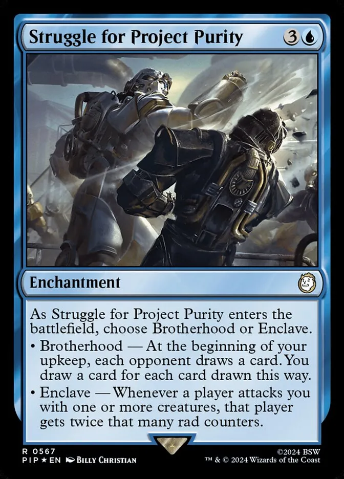 2024 Fallout Struggle for Project Purity rare #567 rare card image