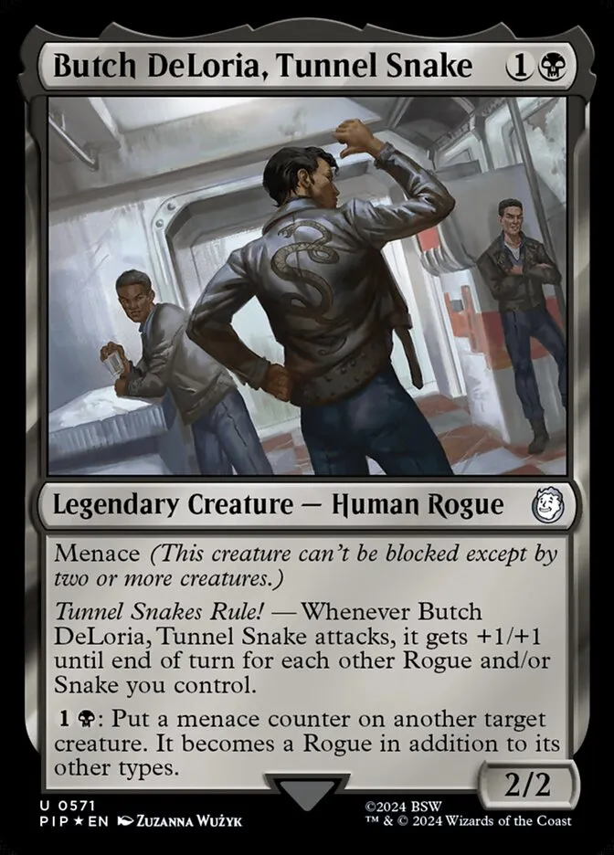 2024 Fallout Butch DeLoria, Tunnel Snake #571 uncommon card image