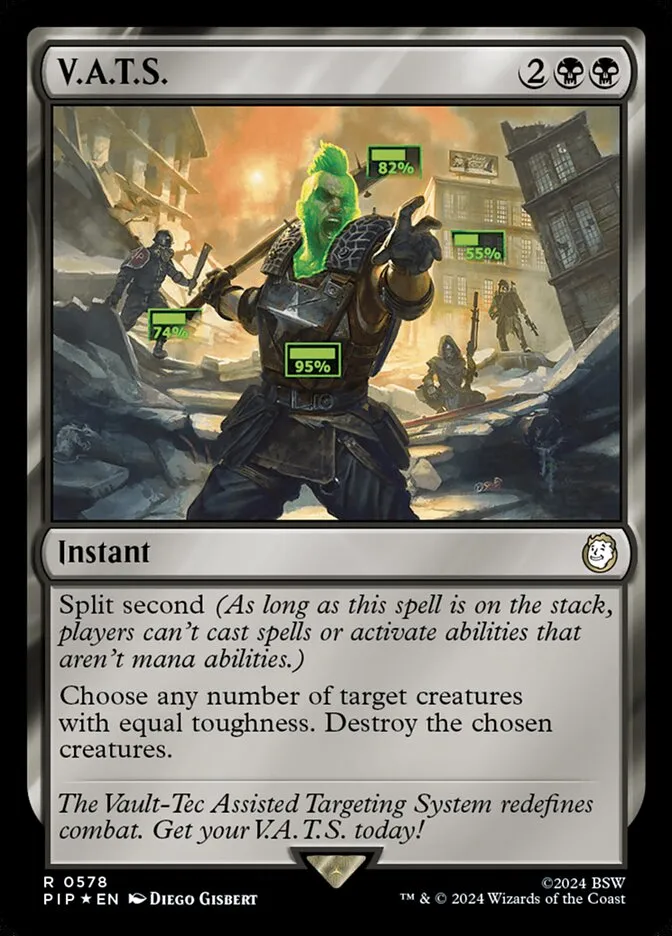 2024 Fallout V.A.T.S. rare #578 rare card image