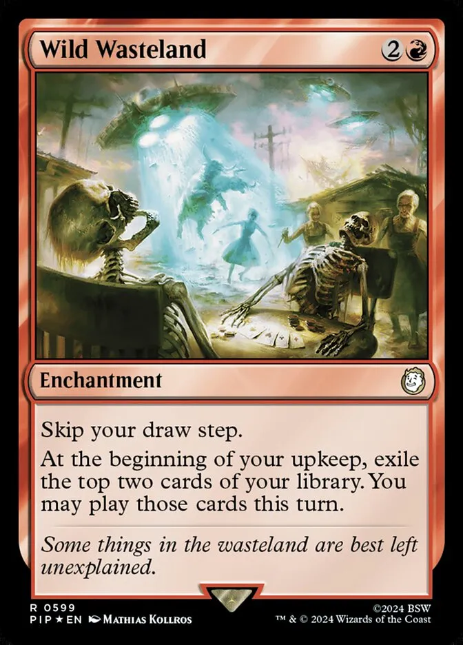 2024 Fallout Wild Wasteland #599 rare card image