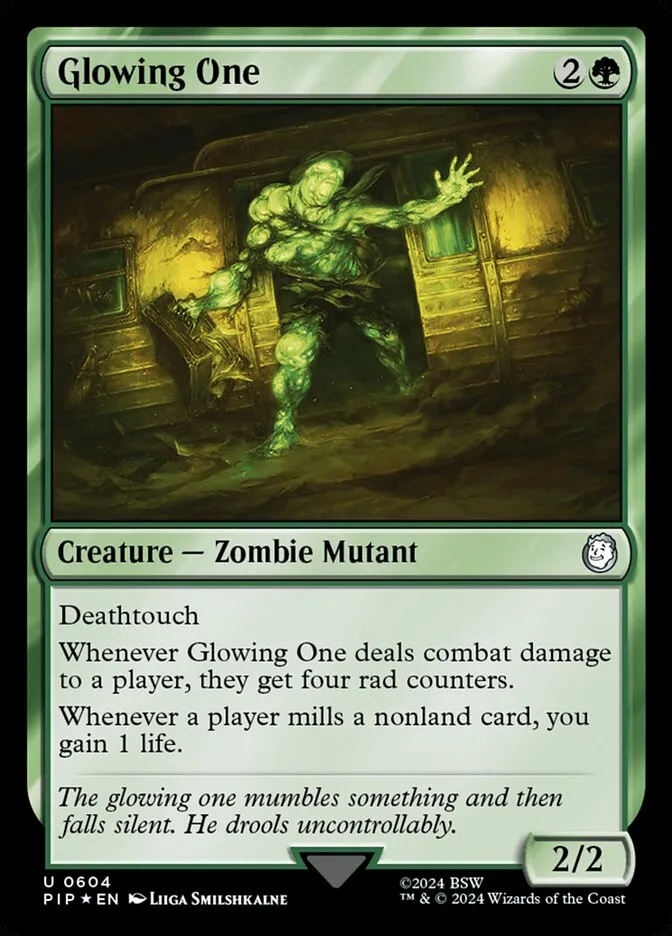 2024 Fallout Glowing One uncommon #604 uncommon card image